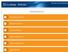 Tablet Screenshot of premieretrees.com